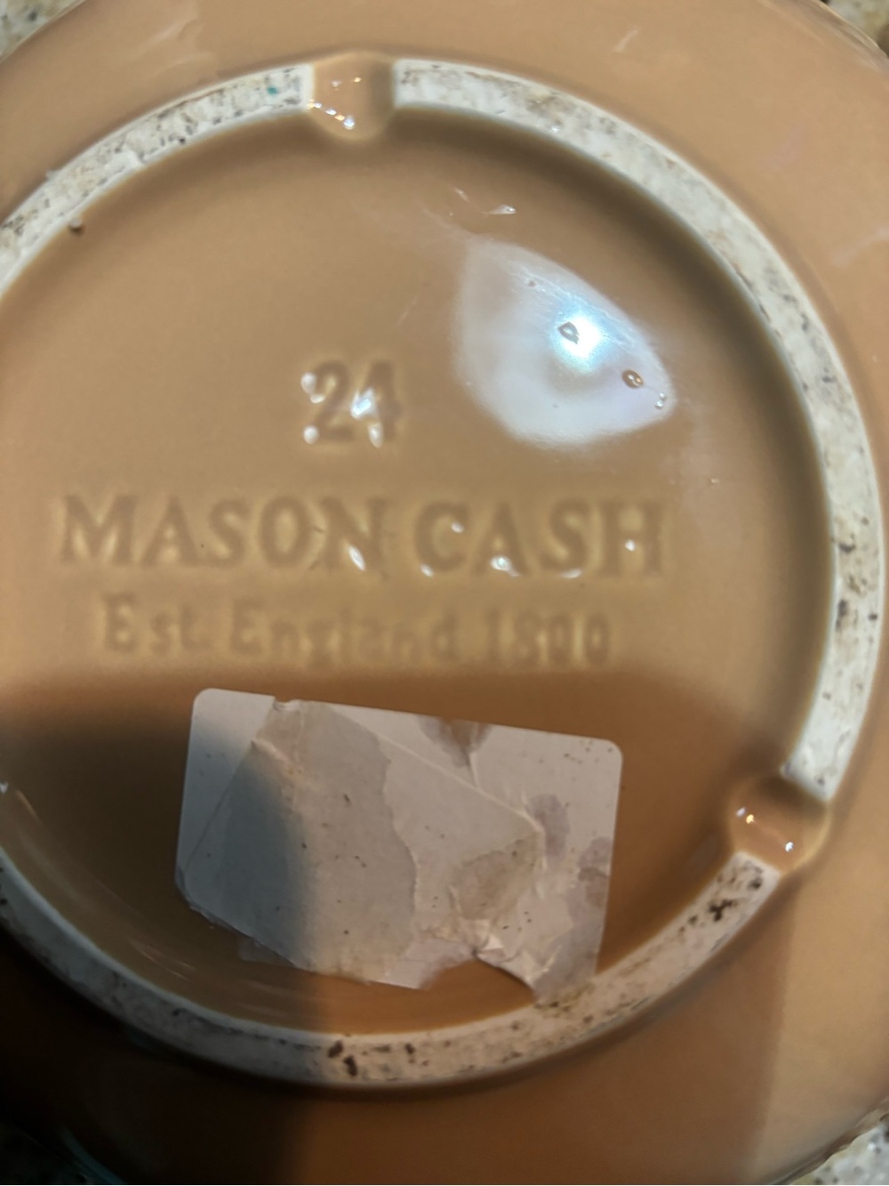 Mason Cash Ceramic Mixing Bowl in Tan